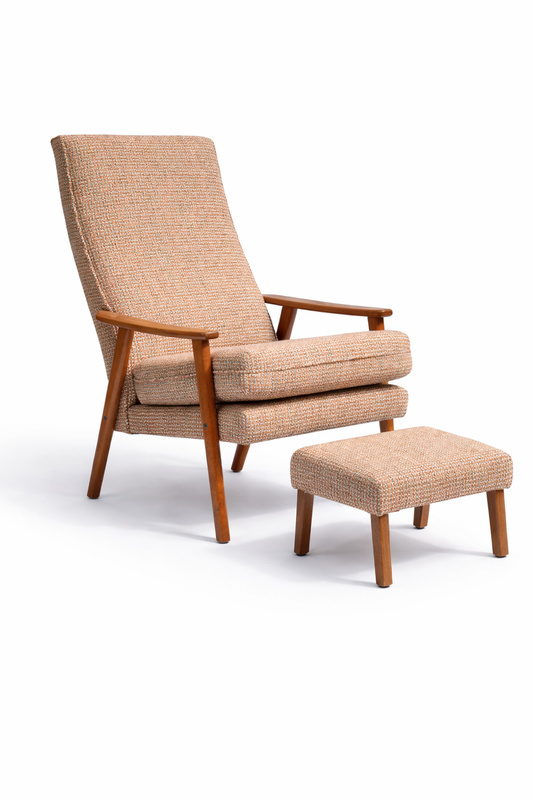 Lani Armchair & Footstool — Teak, 1960s
