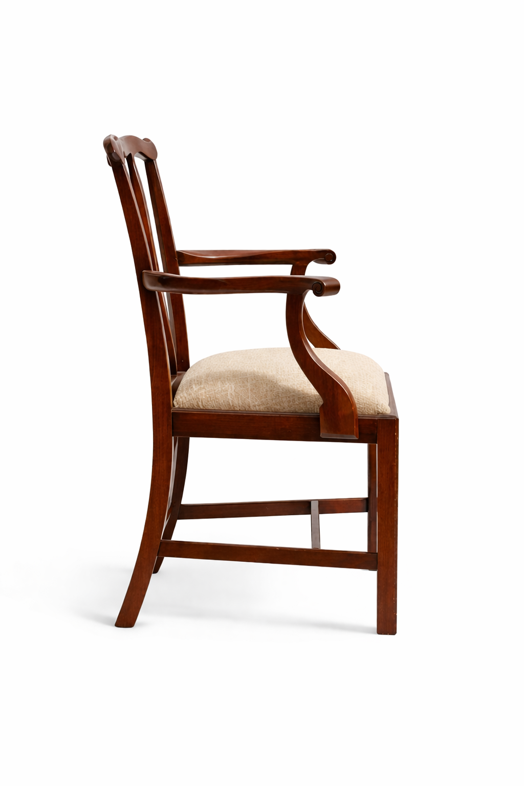 Georgian-Style Armchairs — Mahogany, c.1900 (Set of 4)