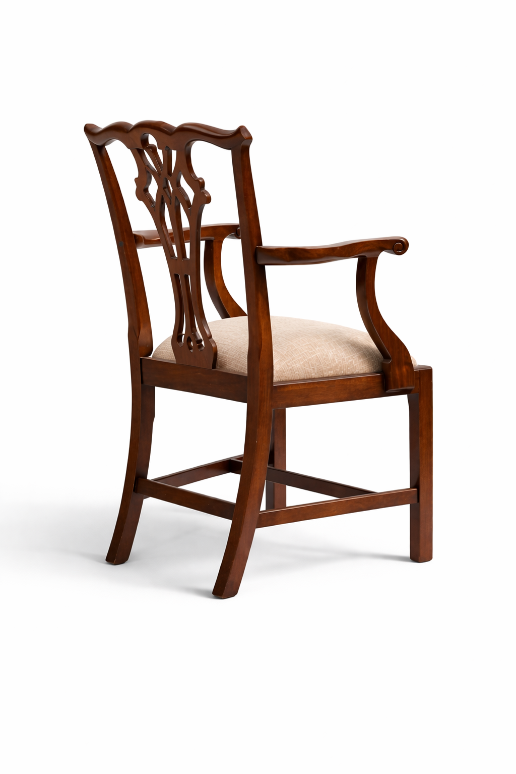 Georgian-Style Armchairs — Mahogany, c.1900 (Set of 4)