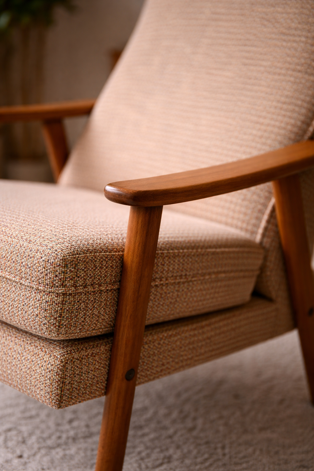 Lani Armchair & Footstool — Teak, 1960s